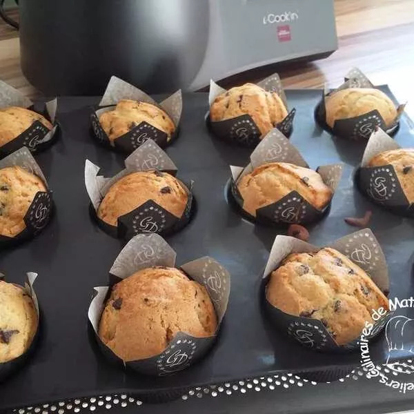 Muffins aux pépites de chocolat