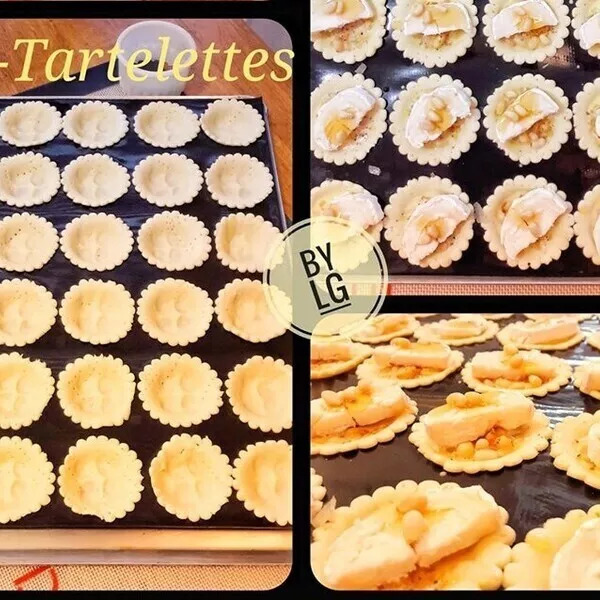 Mini Tartelettes Chèvre aux 2 parfums