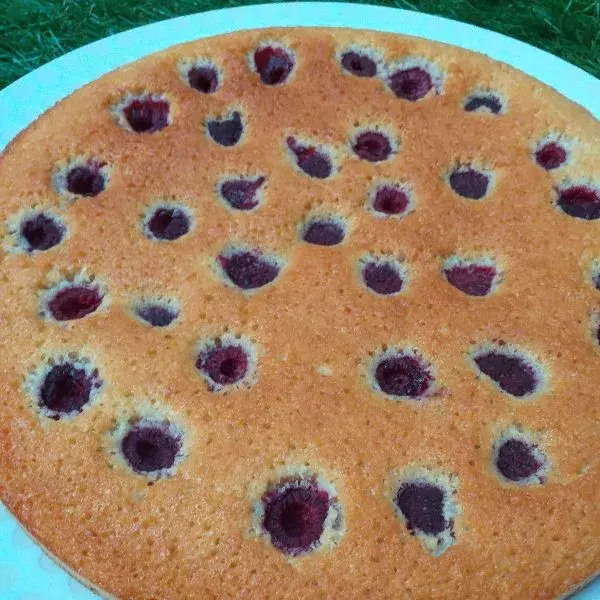Financier Géant aux framboises