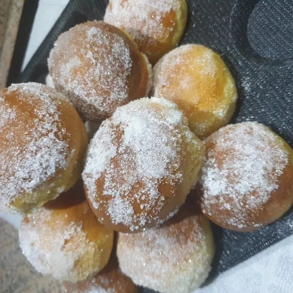 Petits beignets de carnaval nature