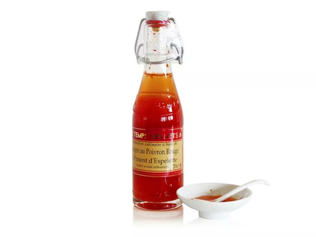 Vinaigre à la pulpe de poivron rouge et piment d'Espelette 20 cl