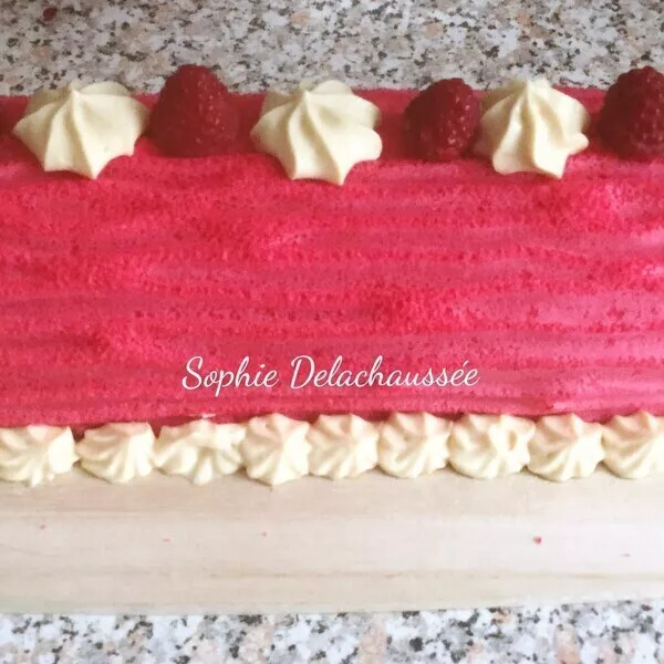 Bûche Express Vanille Framboises