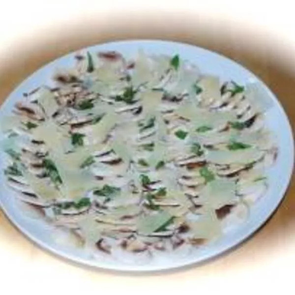 Carpaccio de champignons