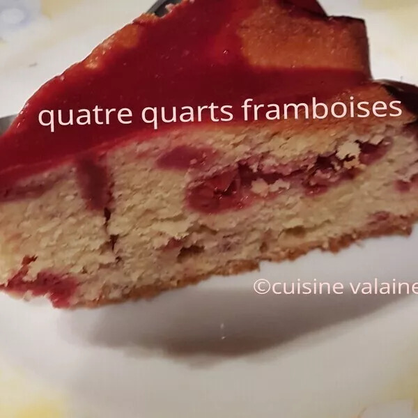 Quatre quarts aux framboises