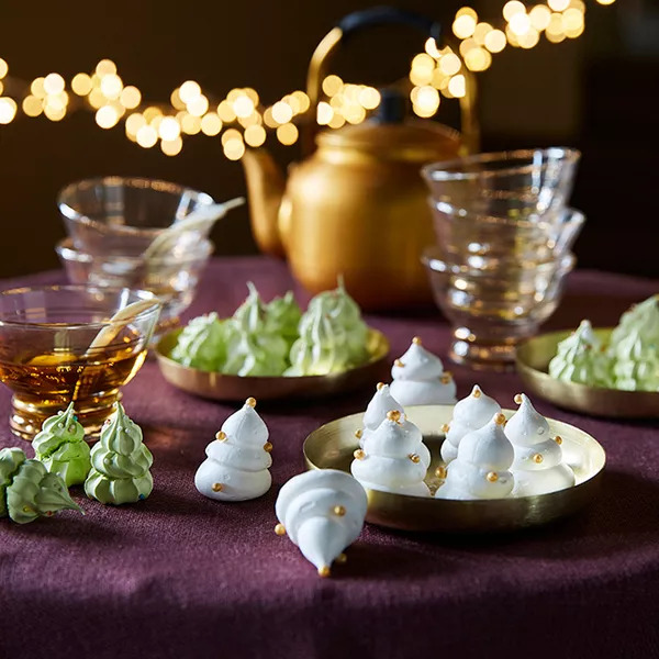 Meringues Sapins de Noël