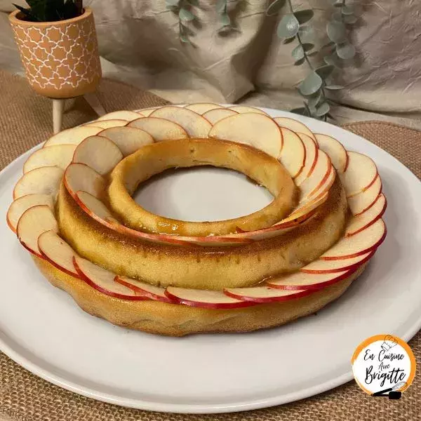 moelleux aux pommes et caramel