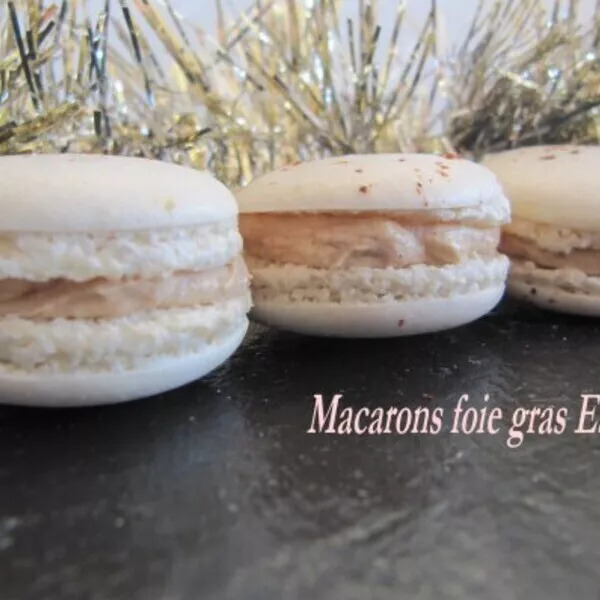 MACARONS FOIE GRAS PIMENT ESPELETTE