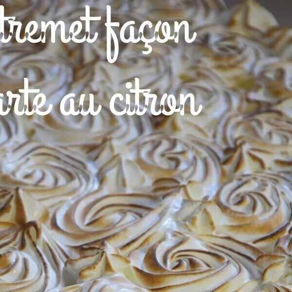 Entremets façon tarte au citron meringué