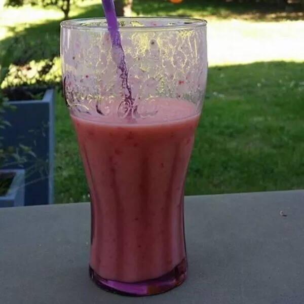 Smoothie Fraise au lait d'amande