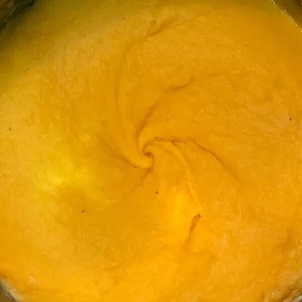 Purée de patate douce