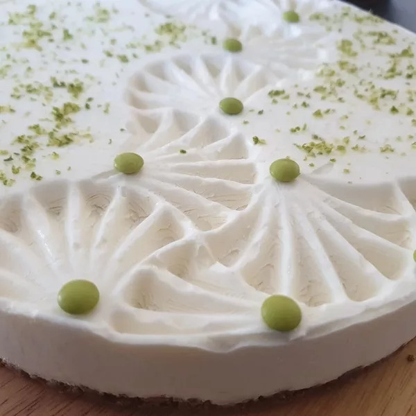 Cheesecake citron vert spéculoos