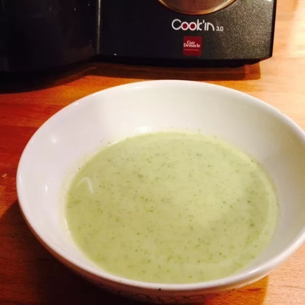 Velouté de courgettes au Bleu d'Auvergne