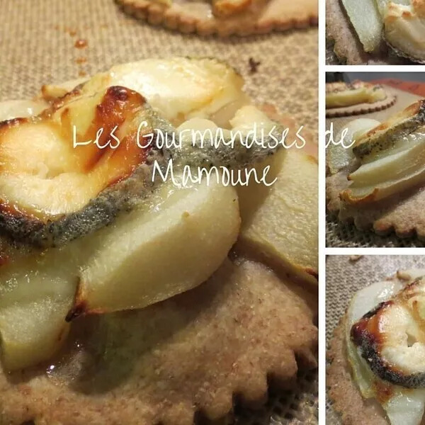 Tartes fines chèvre-poire