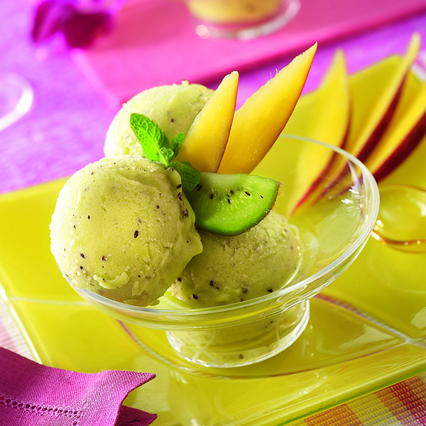 Sorbet kiwi mangue