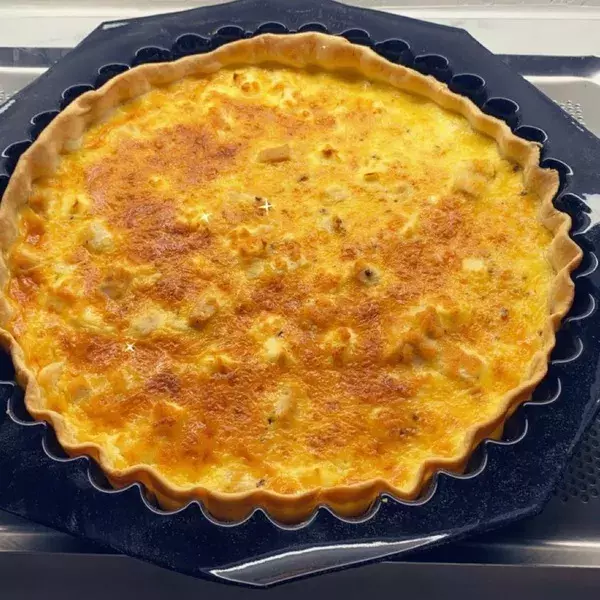 Tarte au fromage ensoleillée