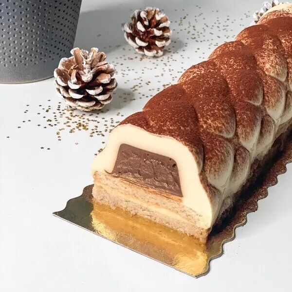 Bûche façon Tiramisu à IG bas