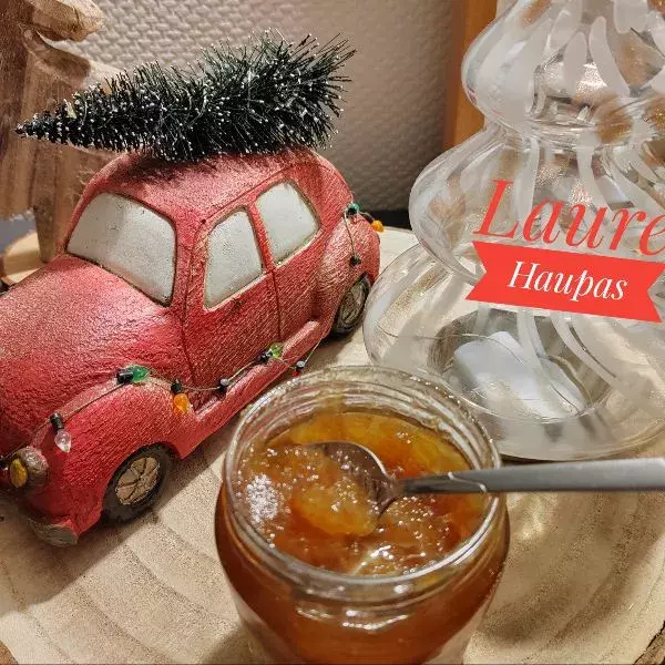 Confiture de Noël à la pomme et l'orange
