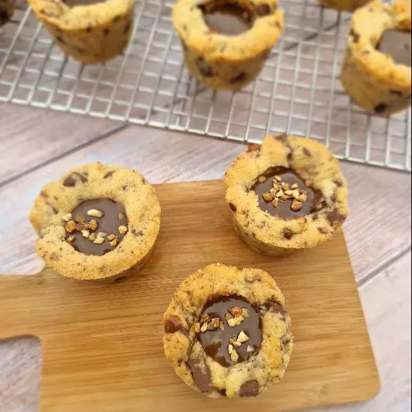 Cookies cups au praliné