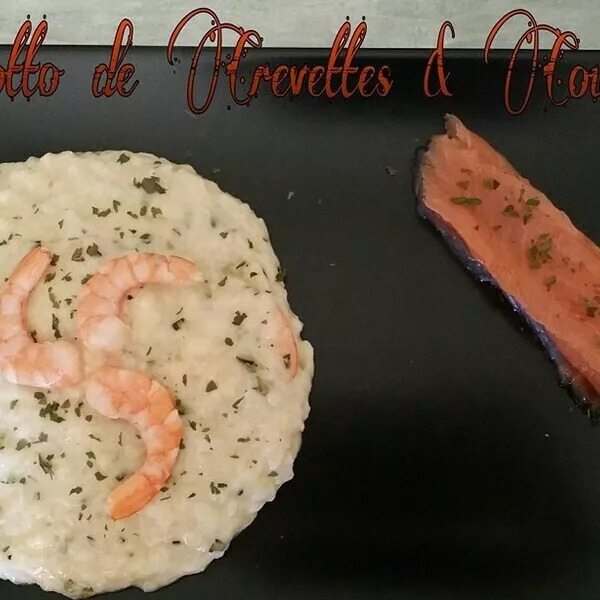 Risotto crevettes et courgettes