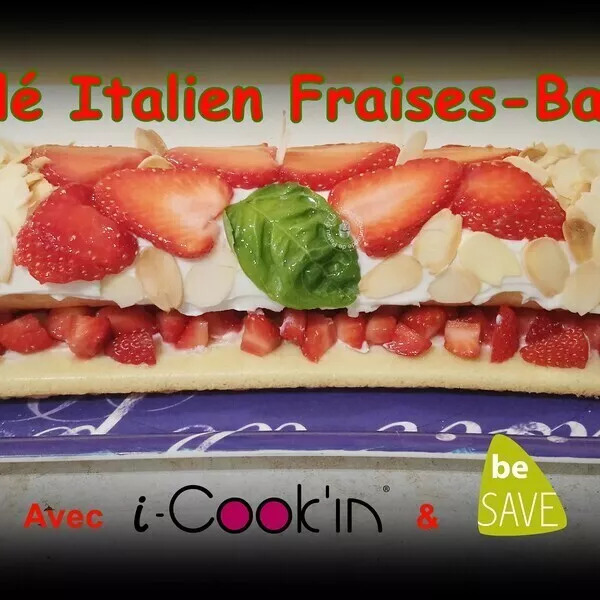 Roulé Italien Fraises & Basilic