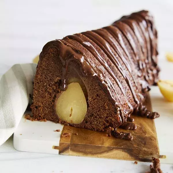 Cake à la poire et au chocolat 