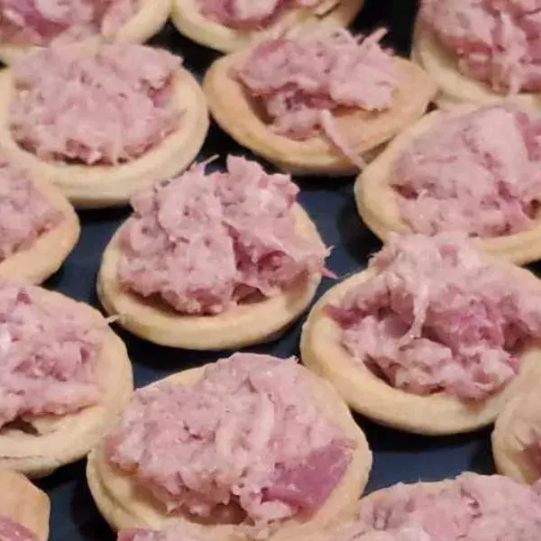 Mini Tartelettes au jambon de Reims