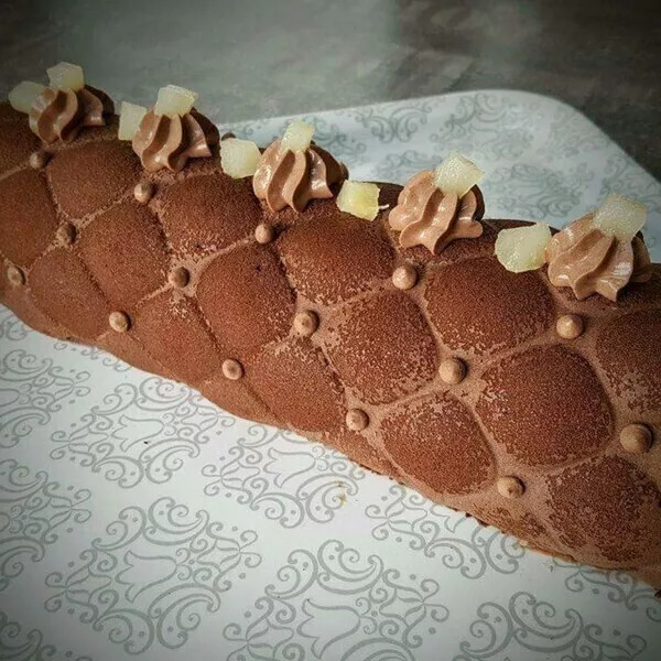 Bûche Express Poires Chocolat