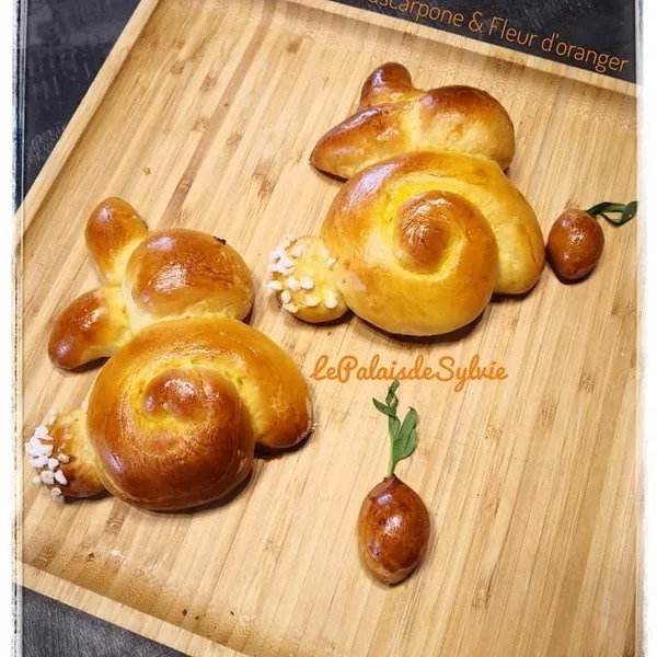 Brioche lapins de Pâques