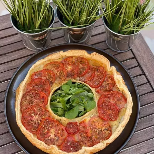 Tarte à la tomate mozzarella 