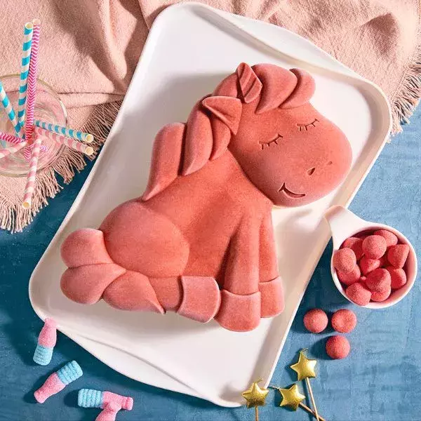 Glace licorne yaourt fraise