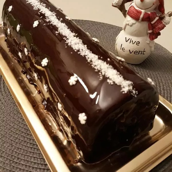 Bûche Chocolat Noix de Coco façon Bounty