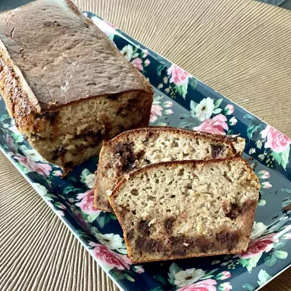 Banana Bread fondant aux pépites de chocolat