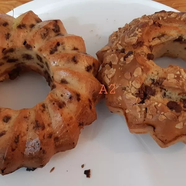 Cake a la cacahuète et au chocolat 