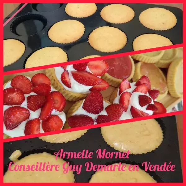 Tartelettes renversées multi-facettes