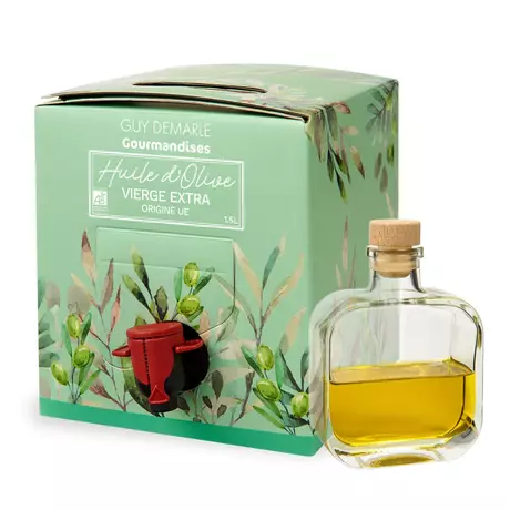 Pack huile d’olive vierge extra bio 1,5 L + bouteille en verre