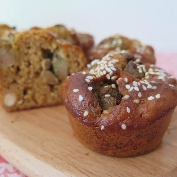 Muffins foie gras & pain d'épices