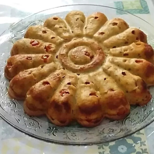 Clafoutis tomates cerises et parmesan