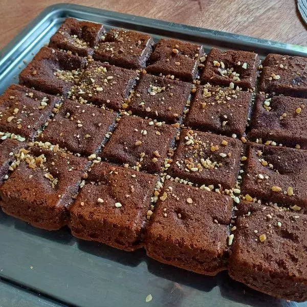 Brownie aux noix de pécan caramélisées