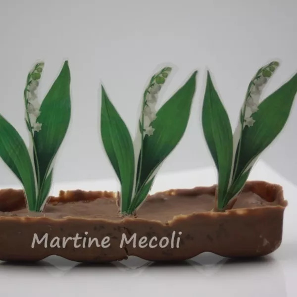 Jardinières en chocolat du premier mai