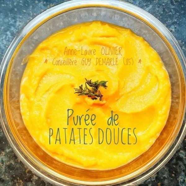 Ma purée de patates douces