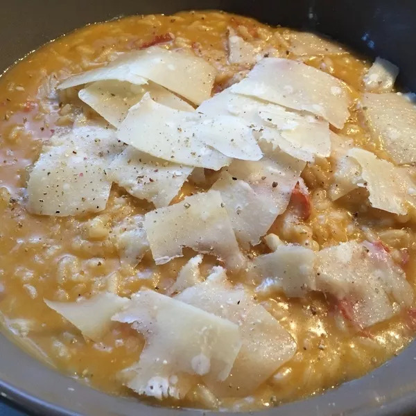 Risotto crémeux au chorizo