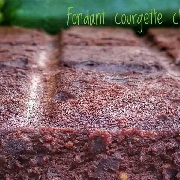 Fondant au chocolat - courgette