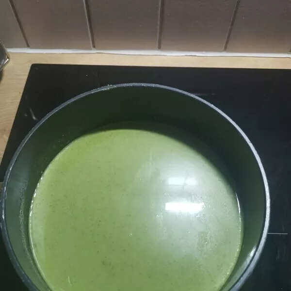 Velouté de fanes de radis