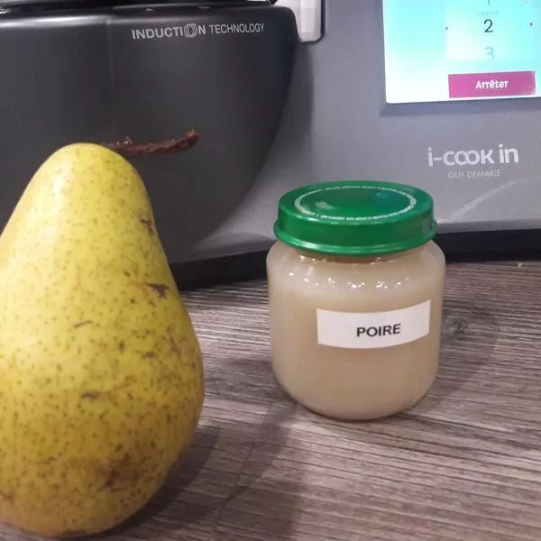 Compote bébé poire dès 4 mois