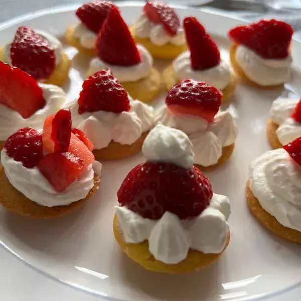 Petits biscuits aux fraises - Chez Nanou