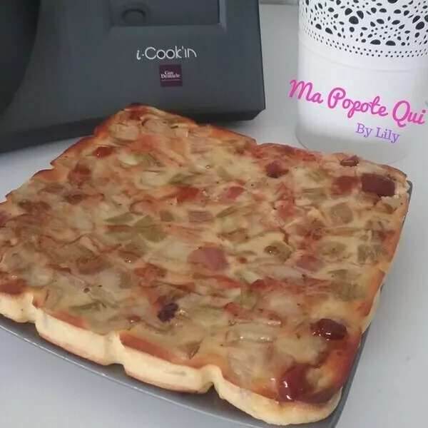 Clafoutis Rhubarbe et Pépites de Chocolat