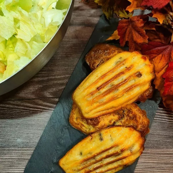 🤩🤩 Madeleine salée poire roquefort et noix 🤩🤩