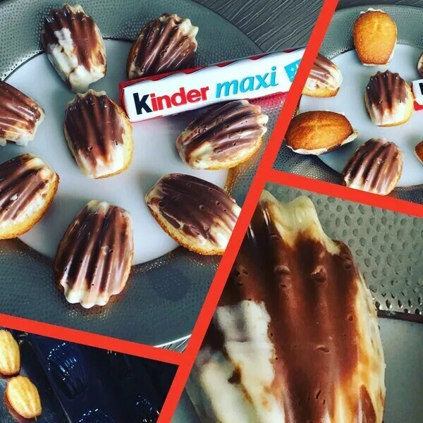 Mini madeleines coque Kinder