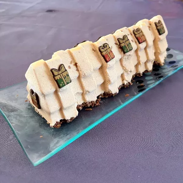 Bûche caramel beurre salé 