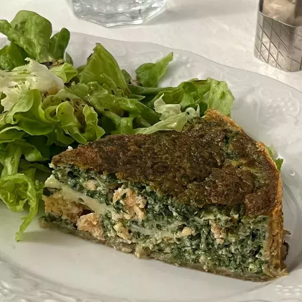 Quiche épinards saumon fumé